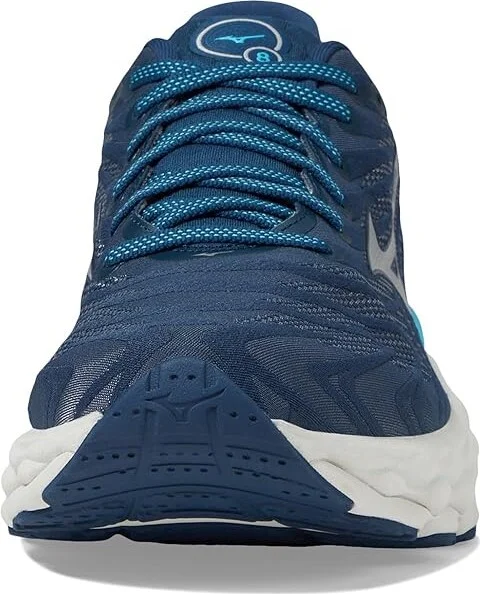 Mizuno Wave Sky 8 Men's Running Shoes Blue Wng/Teal Silver : 7 D - Medium - Image 3