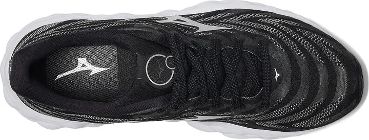 Mizuno Wave Sky 8 Women's Running Shoes Black/Silver : Women's 8 B - Medium - Image 2
