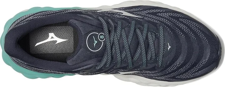 Mizuno Wave Sky 8 Women's Running Shoes India Ink/Silver : Women's 12 B - Medium - Image 2