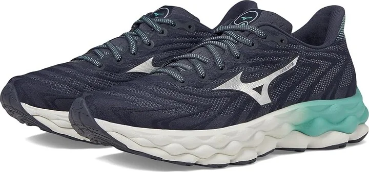 Mizuno Wave Sky 8 Women's Running Shoes India Ink/Silver : Women's 12 B - Medium