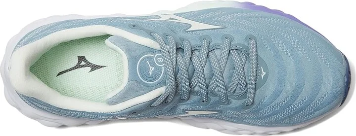 Mizuno Wave Sky 8 Womens Women's Running Shoes Citadel/Hint Of Mint : Women's 11 B - Medium, Rubber - Image 2