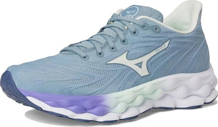 Mizuno Wave Sky 8 Womens Women's Running Shoes Citadel/Hint Of Mint : Women's 11 B - Medium, Rubber - Image 5