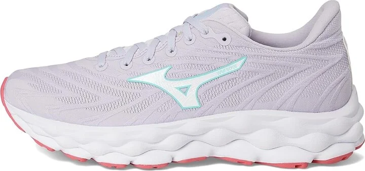 Mizuno Wave Sky 8 Womens Women's Running Shoes Thistle/White : Women's 9.5 B - Medium, Rubber - Image 6