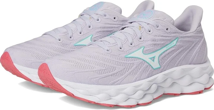 Mizuno Wave Sky 8 Womens Women's Running Shoes Thistle/White : Women's 9.5 B - Medium, Rubber