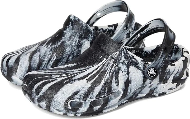 Mizuno Work Bistro (Unisex) Clog Shoes Black/White : Men's 13 - Women's 15 Medium