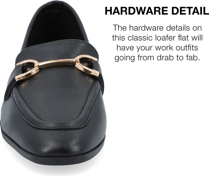 Mizza Horsebit Flat - Wide Width - Image 9