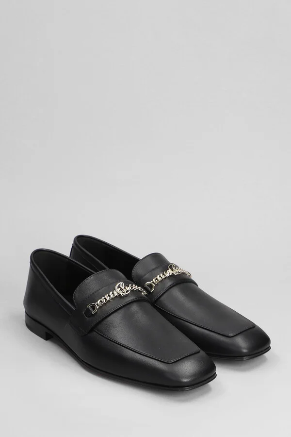 Mj Loafers In Black Leather - Image 2
