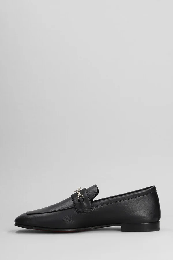 Mj Loafers In Black Leather - Image 3