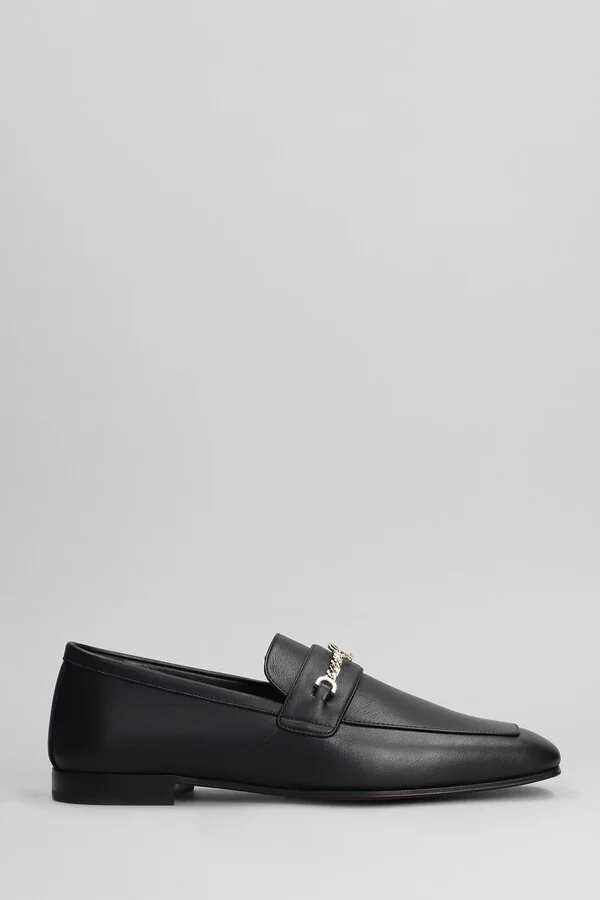 Mj Loafers In Black Leather