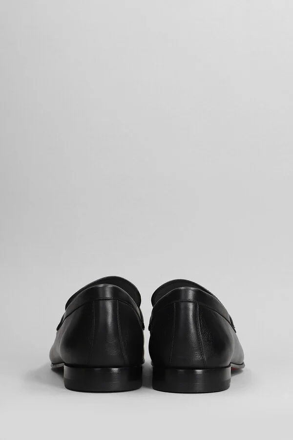 Mj Moc Loafers In Black Leather - Image 4