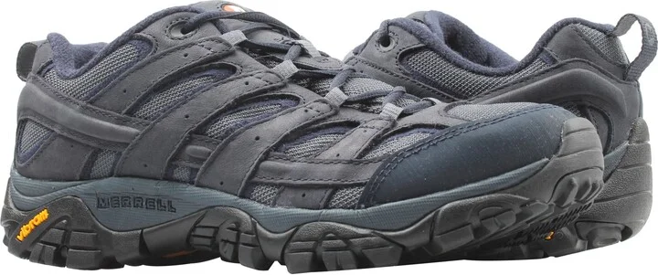 Moab 2 Smooth Navy Men's Hiking Shoes J42517