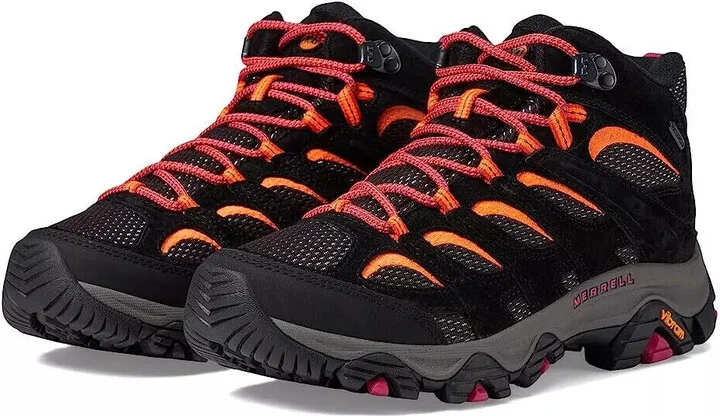 Moab 3 J037346 Hiking Boots Women's Black Mid Top Waterproof TF699 (Black,5)