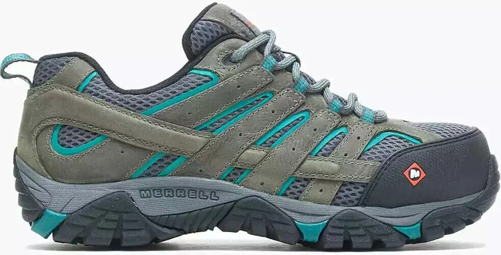 Moab Vertex Vent J11582 Women's Pewter Gray Comp Toe Work Shoes RHS2499