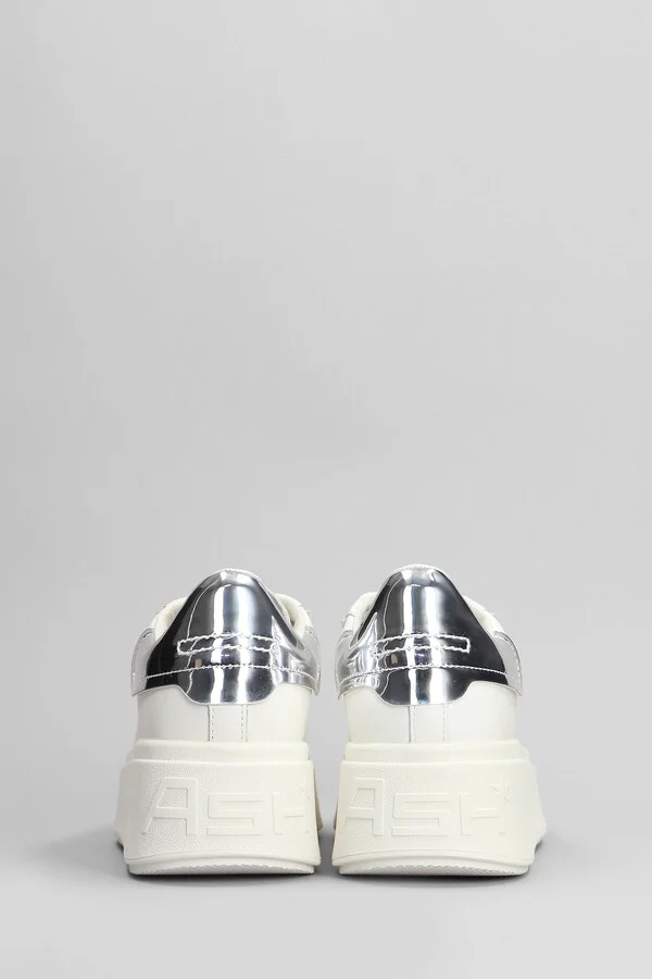 Moby Bis Sneakers In White Leather - Image 4