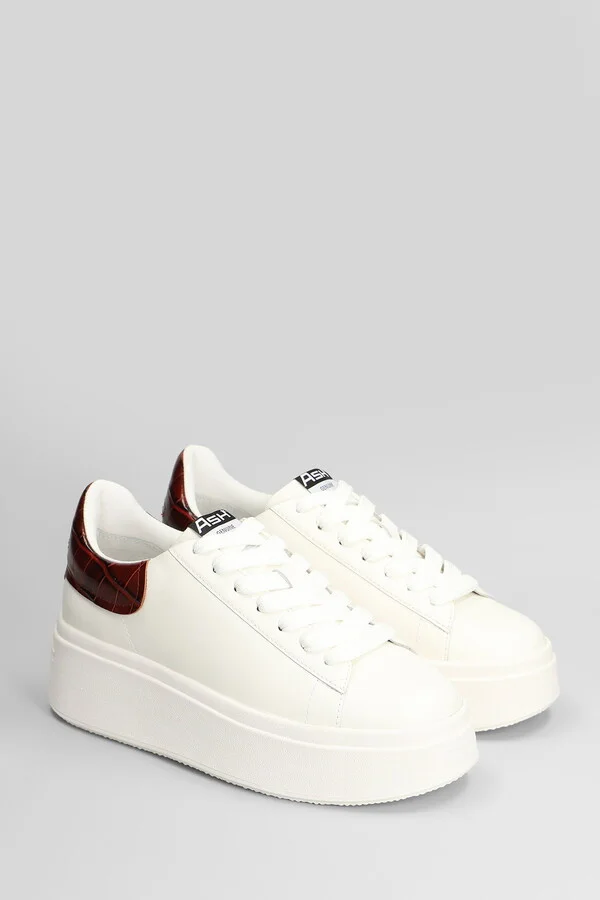 Moby Sneakers In White Leather - Image 2