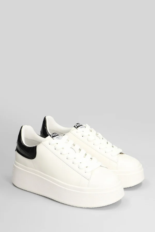 Moby Sneakers In White Leather - Image 2