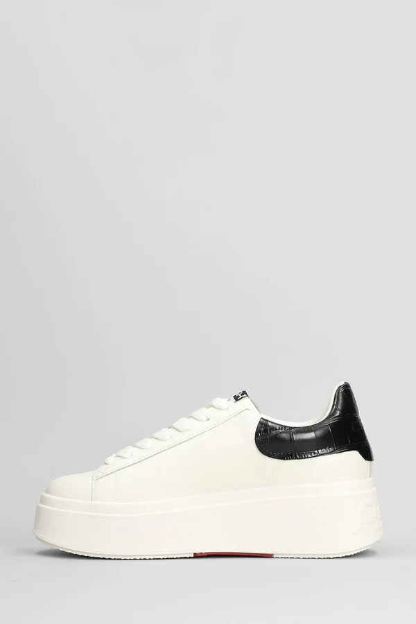 Moby Sneakers In White Leather - Image 3