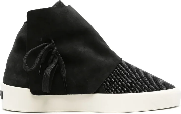 Moc bead-detail suede sneakers