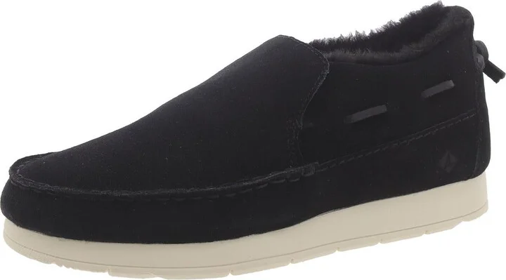 Moc-Sider Base Womens Leather Slip On Loafers