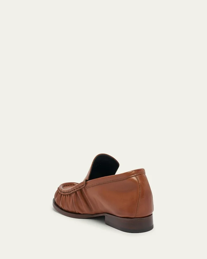 Moc-Toe Calf Leather Loafers - Image 4