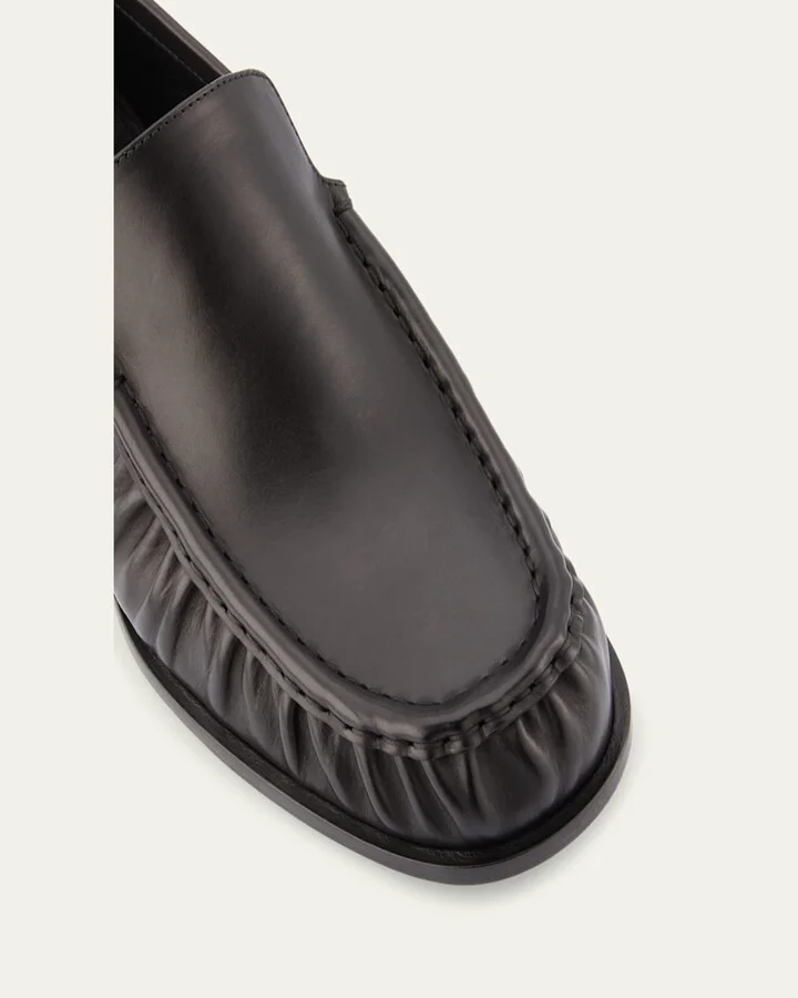 Moc-Toe Calf Leather Loafers - Image 9