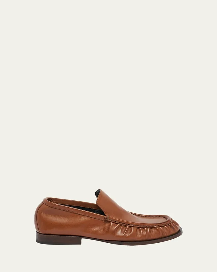 Moc-Toe Calf Leather Loafers