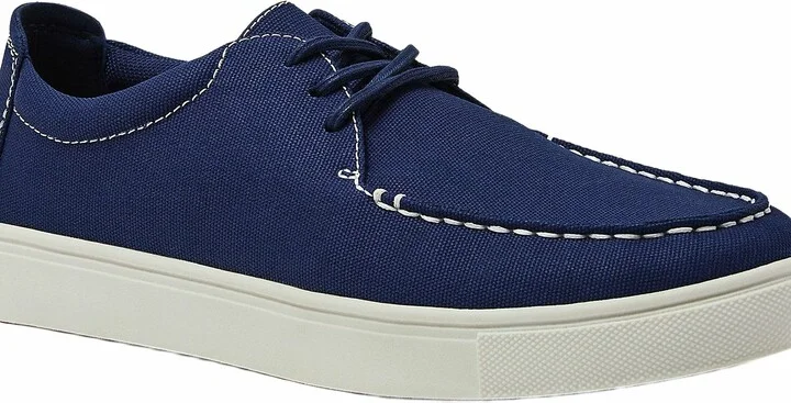 Moc Toe Canvas Lace Up Sneakers - Image 2
