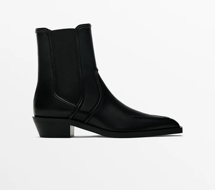 Moc Toe Heeled Ankle Boots - Image 2