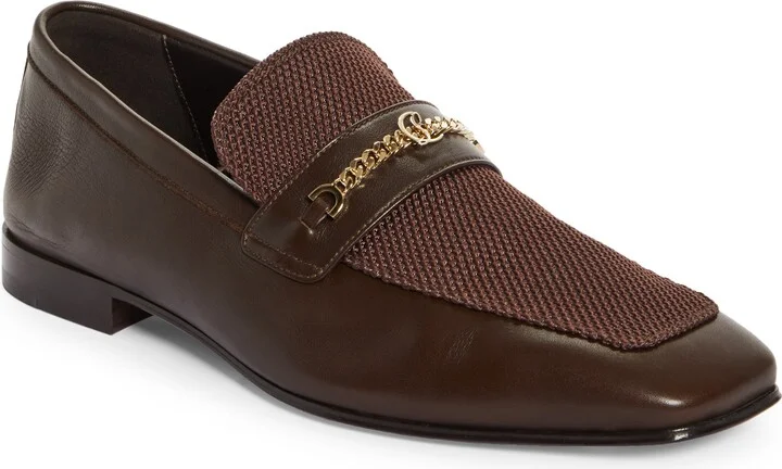 Moc Toe Leather & Nylon Loafer
