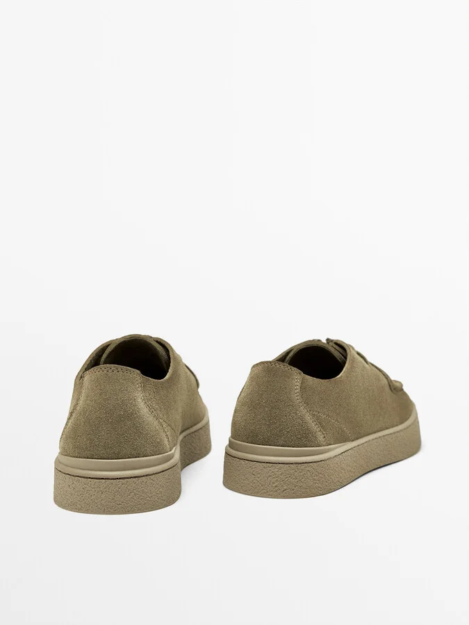 Moc Toe Split Suede Shoes - Image 4