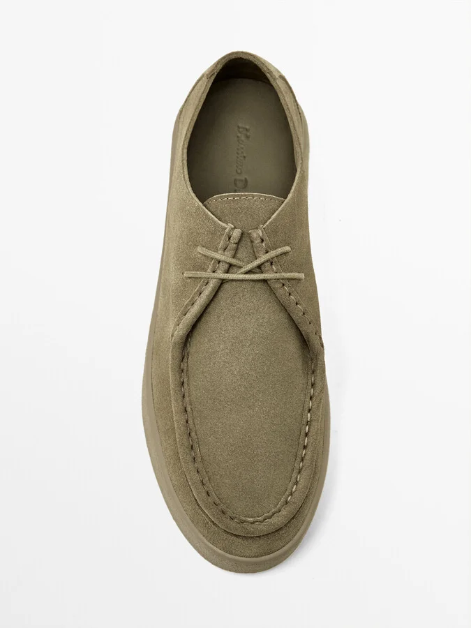Moc Toe Split Suede Shoes - Image 5