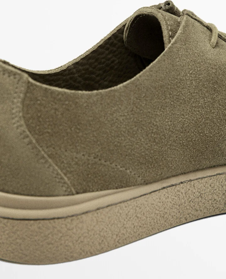 Moc Toe Split Suede Shoes - Image 6