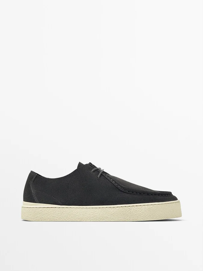 Moc Toe Split Suede Shoes - Image 7