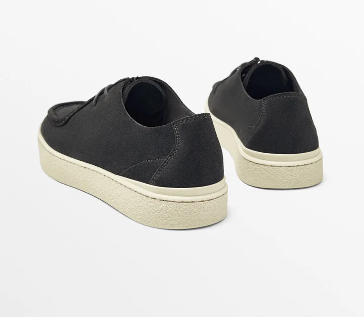 Moc Toe Split Suede Shoes - Image 9