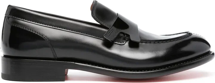 Moca leather penny loafers