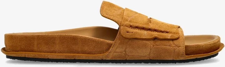 Mocassin Suede Flat Sandals