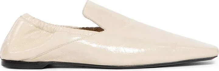 Mocassini in pelle con elastico sul retro