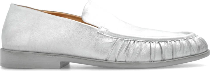 ‘Mocassino’ Loafers, , - Silver