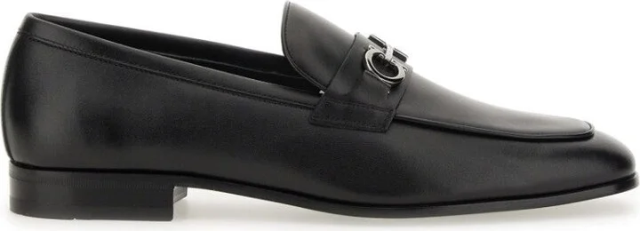 Moccasin Gancini With Distinctive Metal Detail