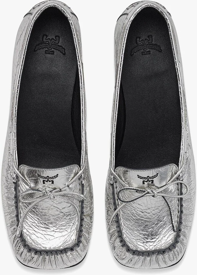 Moccasin in Metallic Calf Leather - Image 5