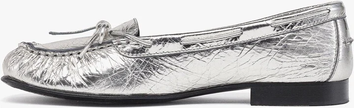 Moccasin in Metallic Calf Leather - Image 6