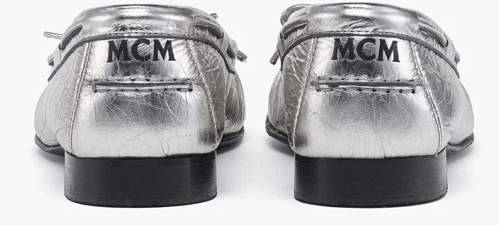 Moccasin in Metallic Calf Leather - Image 11