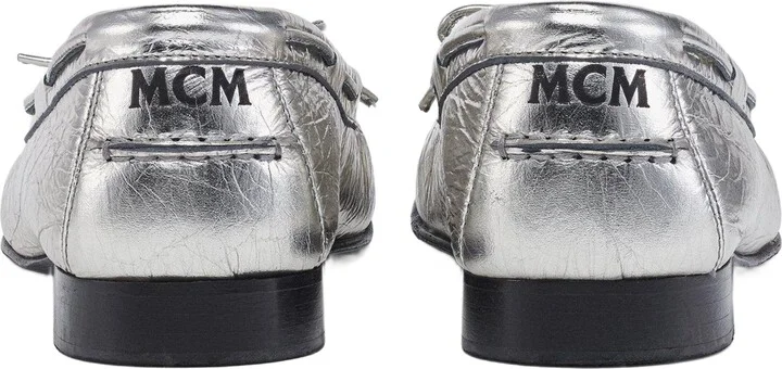 Moccasin in Metallic Calf Leather - Image 3