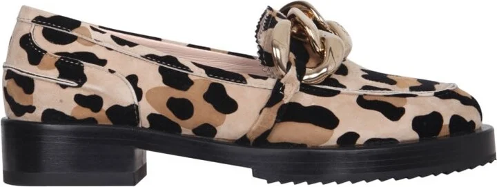 Moccasins With Oversized Chain