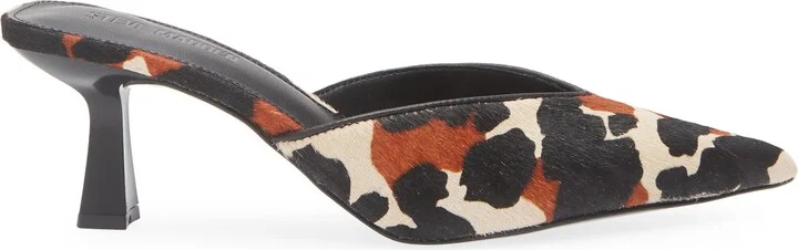 Mod-A Leopard Print Genuine Calf Hair Mule - Image 3