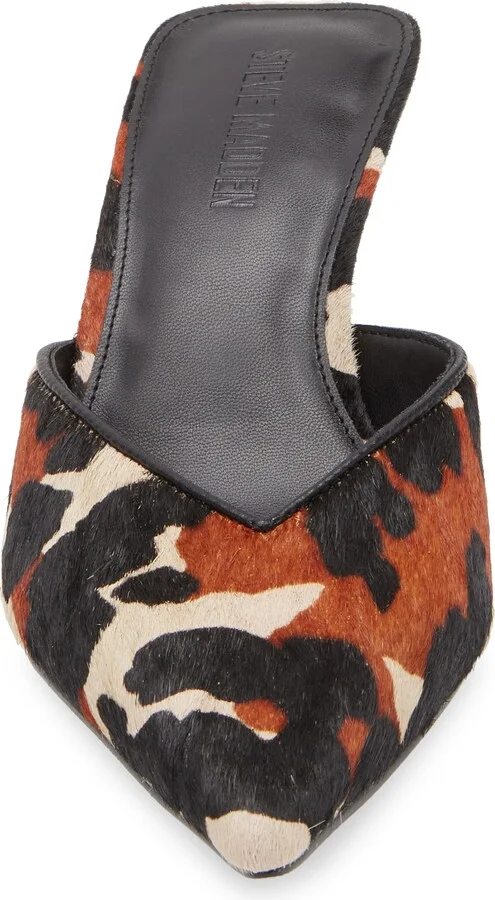 Mod-A Leopard Print Genuine Calf Hair Mule - Image 4