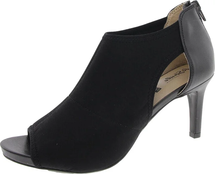 Mod Womens Cut-Out Manmade Heels