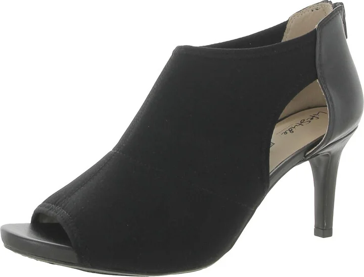 MOD Womens Open Toe Zipper Pumps