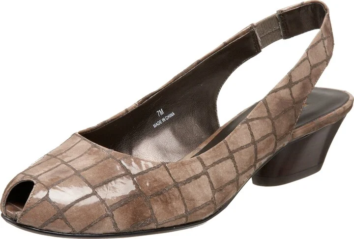 Stone Luggage/Croc Emboss