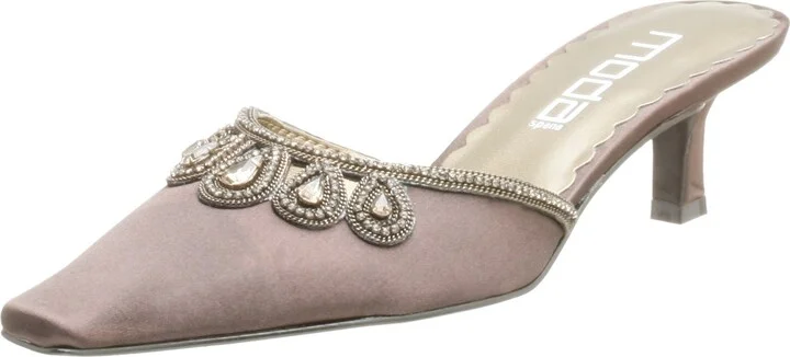 Moda Spana Women's Charm Satin Mule
